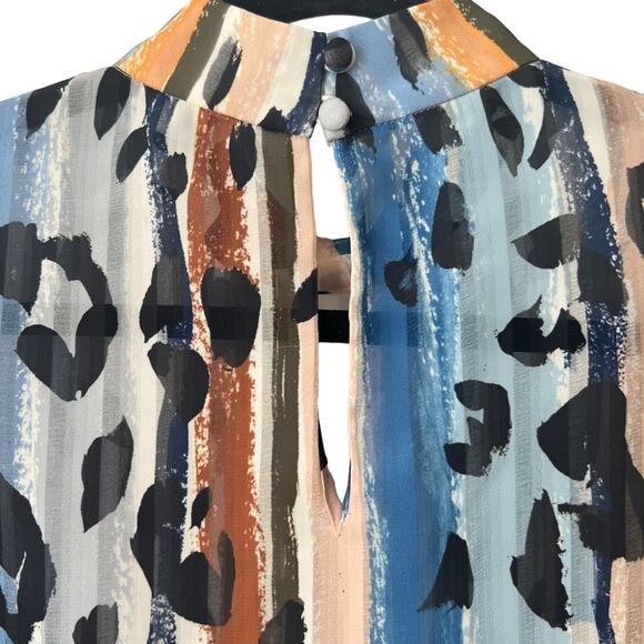 Hutch Anthropologie Melissa Striped Blouse Size XS - Picture 5 of 13